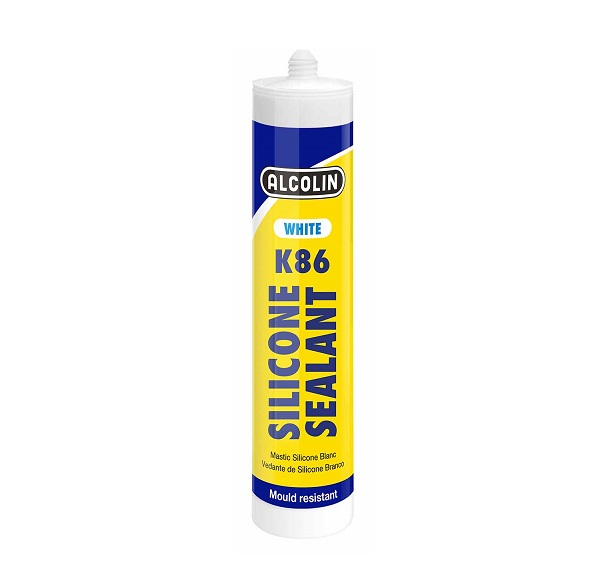 A silicone sealant for non-porous surfaces, not suitable for fish tanks as it contains a fungicide to prevent mould growth.