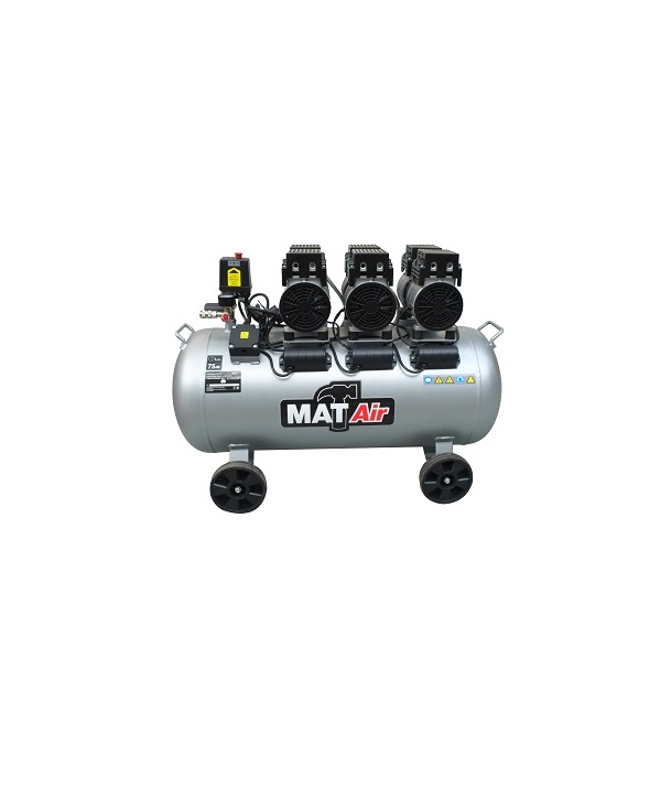 Compressor Matair 100lt Oil Less Silent.