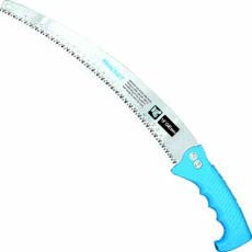 A pruning saw used for cutting lumber with the same sharp teeth as saws. Intended for trimming live shrubs and trees, among many types for a particular type of branches. Pruning saws are your choice for wood about 38mm thick or more. Chainsaws will be reco