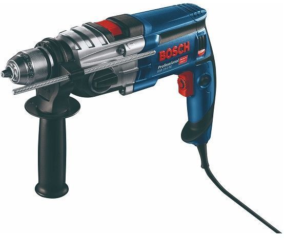 850W, drilling (wood/steel/masonry) 40/13/20mm, chuck: 1.5-13mm. The Bosch Professional Impact Drill is the fastest and most versatile tool in its class.