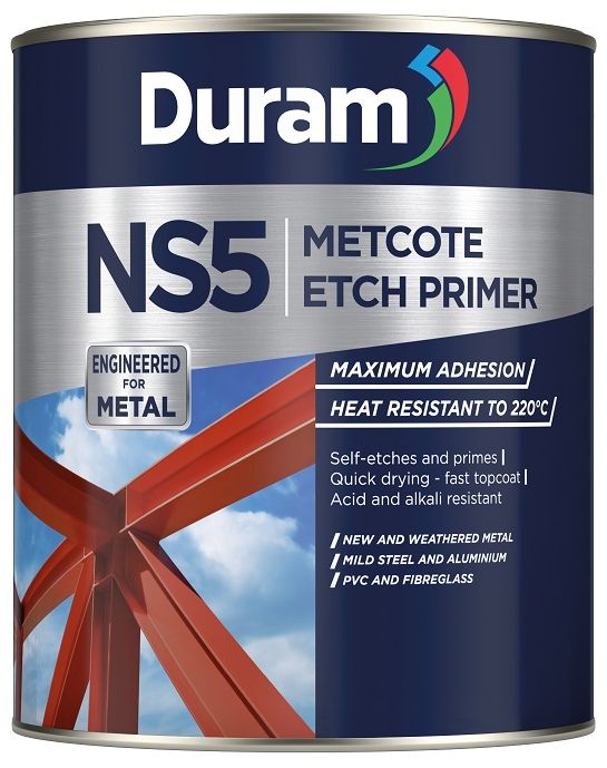 A high adhesion primer for new and weathered mild steel, stainless steel, aluminium, PVC, fibreglass, Chromadek, ZincAlume and AluZinc. Maximum adhesion to a wide variety of substrates. Promotes smooth topcoat - excellent topcoat adhesion. Quick drying -