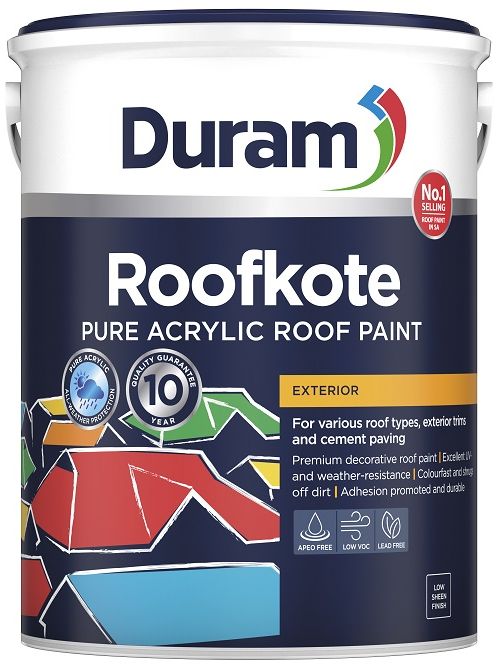 For various roof types, exterior trims and cement paving. Excellent UV and weather resistance  resists fading and chalking. Colourfast  long lasting colour. Shrugs off dirt on roofs. Adhesion promoted with excellent durability to withstand varying te