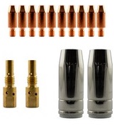 Mig starter kit for use with MIG torch MB25 for all types of MIG welding applications.
