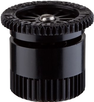 Choose Pro Adjustable Nozzles for optimal landscape coverage in any setting. Whether dealing with hillside topography, a curved flowerbed, or other special landscape installations, challenging angles demand nozzles that adjust to their surroundings. Hunter Pro Adjustable Nozzles cover any angle needed on any landscape with the accuracy of a fixed nozzle. Engineered to emit larger than average water droplets, these nozzles are reliable, accurate, and fully adjustable to any angle from 0° to 360°. Pro Adjustable Nozzles are available in sevenmodels that cover distances from 1.2m to 5.2m using recommended pressure. For easy inventory and field ID, models are colour-coded based on throw distance.