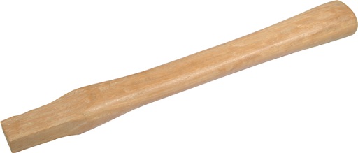 Hardwood handles for claw hammers.