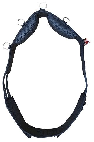Made from equiprene comfort material, and has multiple ring placements to suit a variety of uses. Easy to clean - just wipe with a damp cloth. Adjustable on both sides. Ideal for lunging and long reining. Pony, cob, horse and XL.