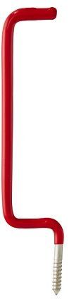 Ladder Storage Hooks Pair PVC Coated & Course Thread.