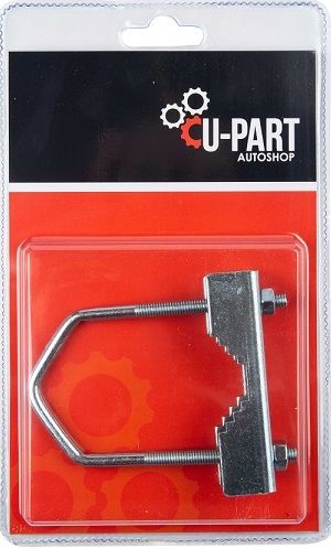 Electro galvanised exhaust clamp. Available in 38mm to 64mm pipe diameter. Also available unpacked.