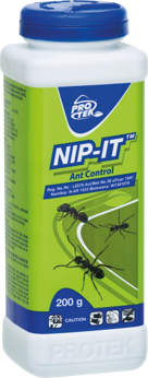 An easily applied granular bait formulation for use outdoors. 99% organic, low toxicity to humans and pets. No prominent smell, neutral colour. Convenient, ready-to-use. Small granule, any size ant can pick up granule.