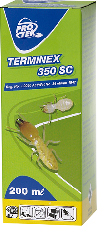 A systemic suspension concentrate. Protects against wood destroying termites. Preventative and corrective trench and nest treatment. Value for money, strong concentrate, 50 ml treats 13.8mÇ, 200 ml treats 55.5mÇ and 500 ml treats 138mÇ.