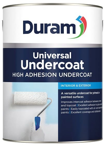 High adhesion undercoat, improves intercoat adhesion between primer and topcoat, excellent adhesion to gloss enamel paints. Easily top coated with oil and water based paints. Excellent coverage and obliteration and a versatile undercoat for primed or painted surfaces.