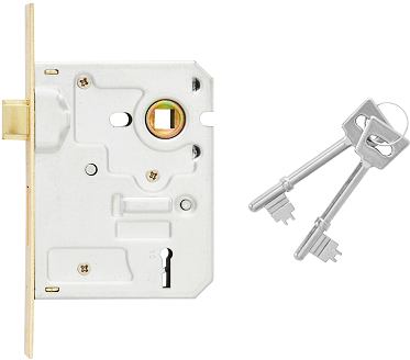 Mortice Lock Insert Only 2 Lever Premium Twist & Pull Reversible Latch Brass Steel Chrome Plated SABS Approved 10 Year Guarantee Fits Local Keys.