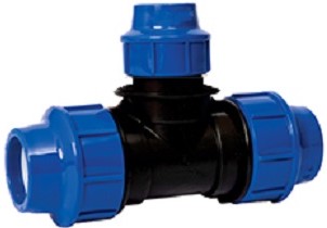 PP Compression fittings are widely used in water supply and irrigation.Fast & Reliable connection: Split ring opening has been optimized to make pipe insertion even easier.Turning of pipes can be prevented by inner threaded during installation.Specification:Pipe and fittings shall be manufactured from virgid PP (Polypropylene) compunds.Compression fittings are an excellent alternative to sweating two pipes together.Fields of Application:Piping networks for water supply of public works.Piping networks for water treatment systems.Working pressure:At 20°C - PN16 (Threaded fittings: PN32)