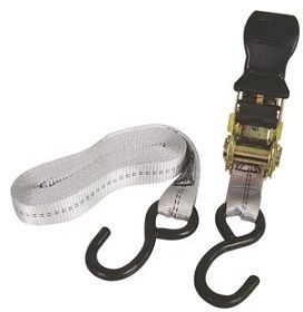 X Strap ratchet tie down.