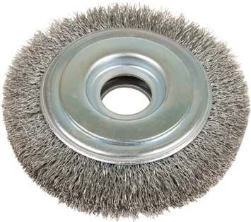 Wire wheel composed of crimped carbon steel wire 0.3mm.