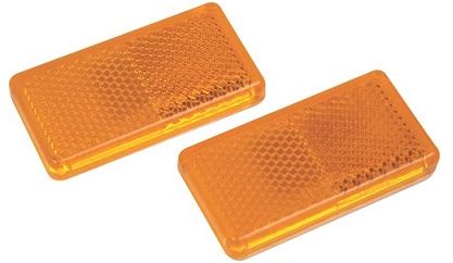 Amber Stick on Reflectors