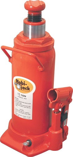 Jack for easy lifting, bending and pushing on a wide variety of automotive, truck, industrial and construction task