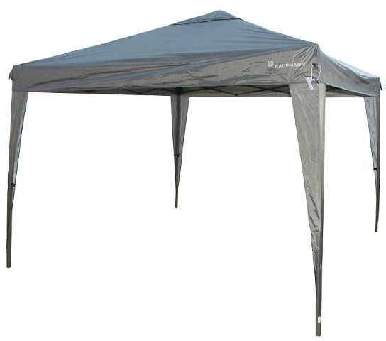Easy and quick set up steel folding gazebo -Fabric : 210D with double silver coating -800MM Water column and 50+ UV protection.