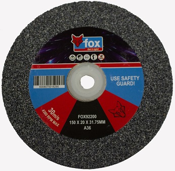 Vitrified wheels for use on bench & pedestal grinders.