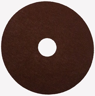 Aluminium Oxide grain on a vulcanized fibre backing .