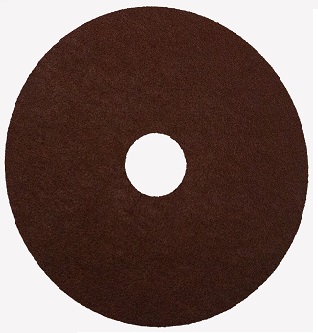 Aluminium Oxide grain on a vulcanized fibre backing .