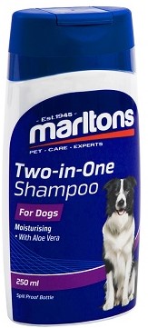 Moisturising shampoo with Aloe Vera for dogs. Moisturising and non-irritant shampoo which gives a deep cleansing for a healthy shiny coat.