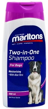 Moisturising shampoo with Aloe Vera for dogs. Moisturising and non-irritant shampoo which gives a deep cleansing for a healthy shiny coat.