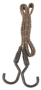 Flat Bungee cord with super strong steel core hooks.