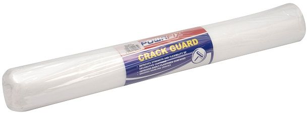 Powafix Crack guard is an easy to use, fine tissue membrane that when applied to a cracked or pitted surface, smooths out imperfections and improves both the Flexibility and strength of decorative wall coatings.