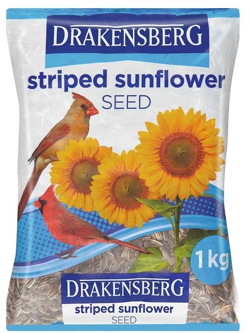 Striped sunflowers contain less oil than black sunflower seeds, and make a great treat for parrots and cockatiels.