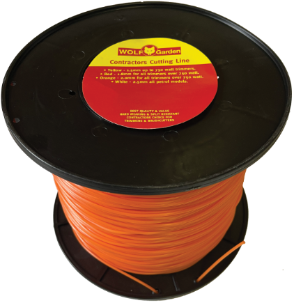 Trimmer line Reel. Round 2.0mm X 2kg. Compatible with electric trimmers.