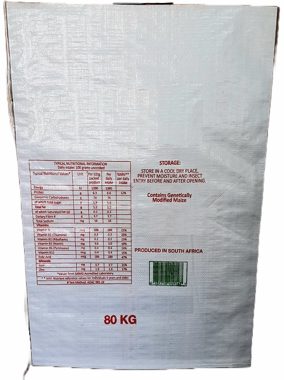 Woven polypropylene misprint bags offer an affordable alternative to plain bags as these bags contain external visible branding.During the manufacturing process, if minor imperfections in the quality of the print are detected, this will result in a bag being classified and marketed as a "misprint" and is often sold at a lower base cost.The quality and structural integrity of the bag remains unaffected. Some bags might be partially / fully laminated and/or unlaminated.