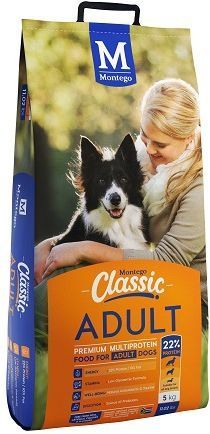 Naturally balanced premium nutrition with added essential vitamins & minerals for a complete meal. An adult requires an optimally balanced diet, rich in nutrients, energy and flavour. Benefits Include: Energy - Inclusive of 22% Protein and 10% Fat, helps your dog build lean muscles so they can reach and maintain a healthy weight and muscle conditioning. Well-being -Natural dietary Taurine levels are boosted by increasing Classic Adult's meat-based proteins, supporting cardiac function and retinal health. Agility - Glucosamine and Chondroitin are natural joint-soothing ingredients that help support increased flexibility and mobility, as well as assist in rebuilding joint tissue. Digestion - Natural Prebiotics, help to promote digestive health. Immune Support - Natural Antioxidants, such as Vitamin C and E, help support overall cellular health. Stamina - An assortment of slow-release wholegrains provide stable energy levels throughout the day due to the Low Glycaemic Formulation.