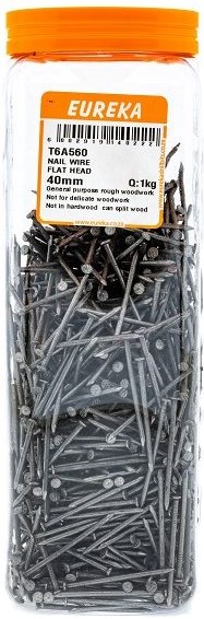 Used when fixing timber battens, wood- to-wood in boards, pallets and roof trusses.