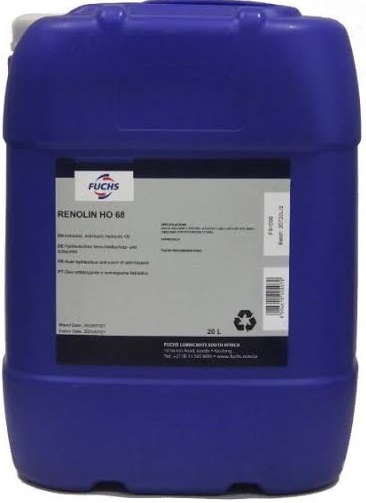 Zinc free, mineral hydraulic oils blended from carefully selected virgin base oils in combination with selected ashless anti-wear, anti-rust, antioxidant and anti-foam additives. ISO 68 Specifications: DIN 51 524 PART 2 Sperry Vickers I-286-S AFNOR NFE 48603 (HM) SABS Specification 1218/84 Application areas: All types of hydraulic systems including gear, piston and vane type pumps. For most general industrial bearing and circulating oil systems which do not require oil with extreme pressure properties.