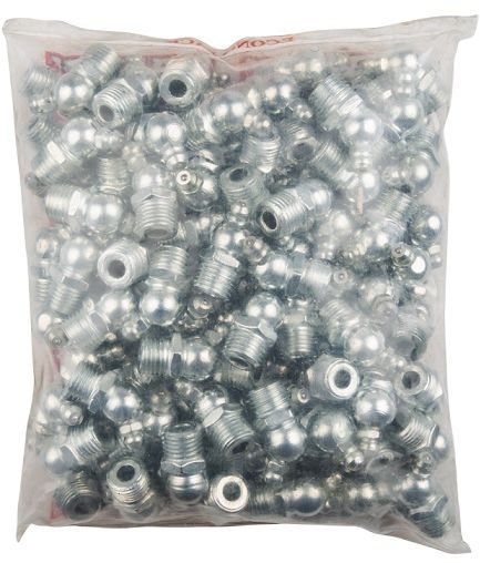 Top-quality precision-manufactured dustproof grease nipples.Also available unpacked.