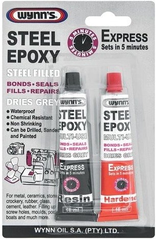 Wynn's Super Epoxy is a two-component, low viscosity, fast curing adhesive formulated to bond an extensive range of substrates including metal, ceramic, rigid plastic and wood. Applied in single action, this product cures with excellent adhesion and is extensively used in applications such as metal toys, automobile plastic panels, fuel tanks, bumpers, mirrors, electrical appliances and industrial oil tanks, transformers and radiators.
