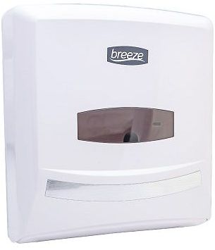 Folded Hand Towel Dispenser.