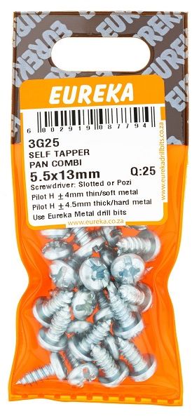 Specially threaded screws that are designed to cut threads as they are driven into untapped holes.
