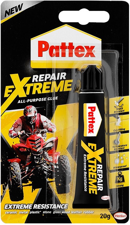 Pattex 100% Glue and Gel is ideal for various uses in the home office and outdoors.Suitable to use on a wide variety of surfaces.Itl dries transparentis waterproof UV resistant and flexible