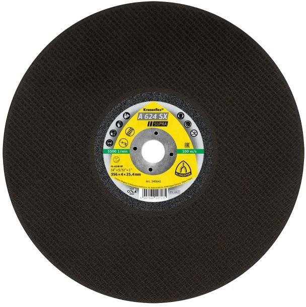 For universal use on all rail types. Top performing product for lower powered machines & lt, 5 KW and hard rails. Fast cutting, due to softer bond. For use on gas powered cutting. Off machines with a cutting speed of 100 m/s and clamping device.