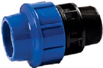 PP Compression fittings are widely used in water supply and irrigation. Fast & Reliable connection: Split ring opening has been optimized to make pipe insertion even easier. Turning of pipes can be prevented by inner threaded during installation. Specification: Pipe and fittings shall be manufactured from virgid PP (Polypropylene) compounds. Compression fittings are an excellent alternative to sweating two pipes together. Fields of Application: Piping networks for water supply of public works. Piping networks for water treatment systems. Working pressure: At 20°C - PN16 (Threaded fittings: PN108).