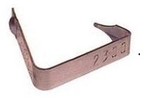 Almerk steel tag for cattle.