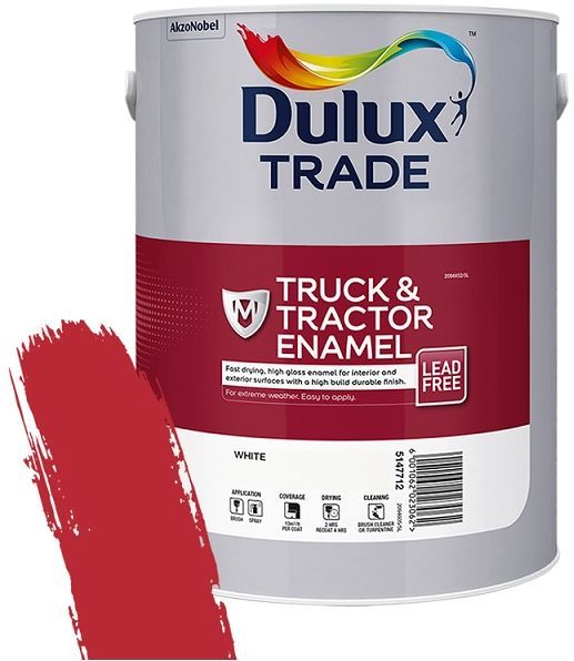 Quick drying gloss for spray or use with brush. Ideal for tractors trucks and farm implements.
