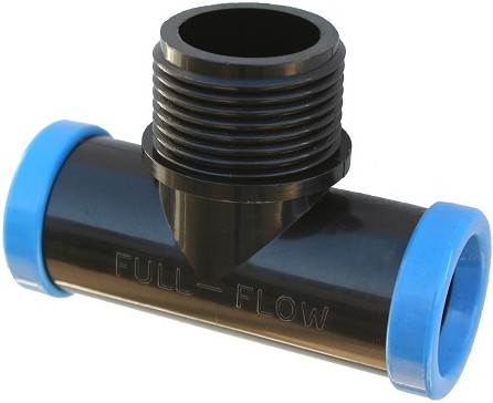 Full Flow® compression fittings are the industry standard for easy, trouble free and leak-proof connections. They are simple and efficient to use. Just push the pipe into the fitting until it hits the pipe stop inside. Full Flow® compression fittings ar