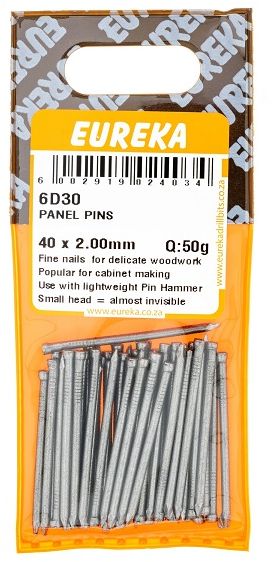 Light, narrow-headed nails that is used to fix plywood or hard board.