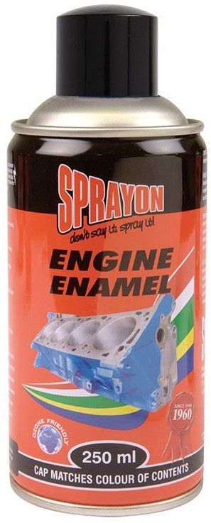 Sprayon Engine Enamel is a specially formulated lacquer spray with heat resistant properties up to 200°C.
