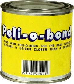 An all-purpose household contact adhesive which bonds most materials together.