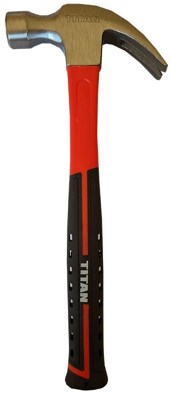 A hammer for the contractor and handyman alike, hardened head with reinforced ergonomic handle that absorbs the blows so you can hammer for longer.