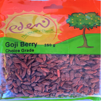 Dried goji berries.